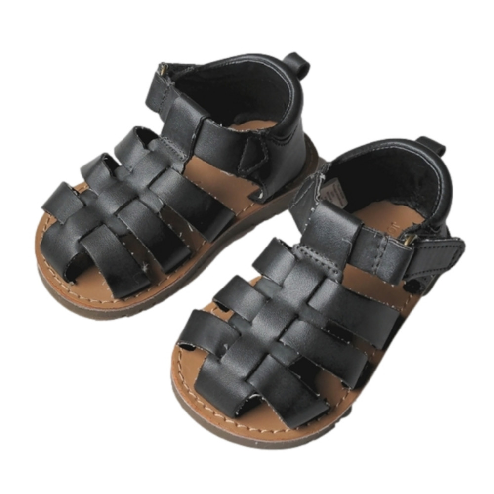 Joe Fresh Black Infant Sandals * Size 4